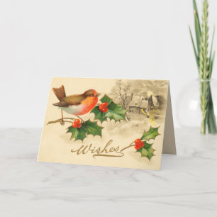 Festiva Tarjeta de Navidades de Victoria