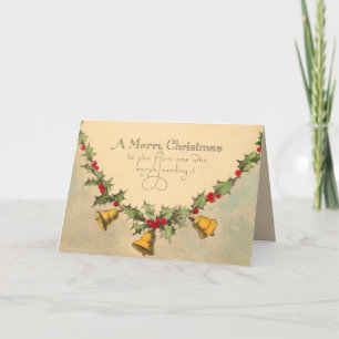 Festiva Tarjeta de Navidades de Victoria