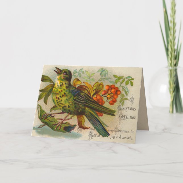 Festiva Tarjeta de Navidades de Victoria (Anverso)