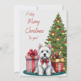 Festiva Tarjeta de Navidades de Westin with Packages