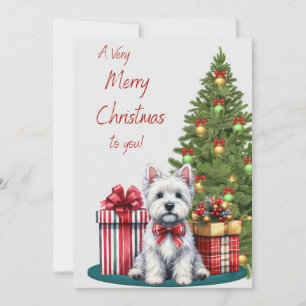 Festiva Tarjeta de Navidades de Westin with Packages