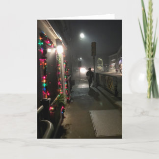 Festiva Tarjeta de Navidades de Woods Hole