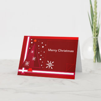 Festiva Tarjeta de Navidades decorativos con texto