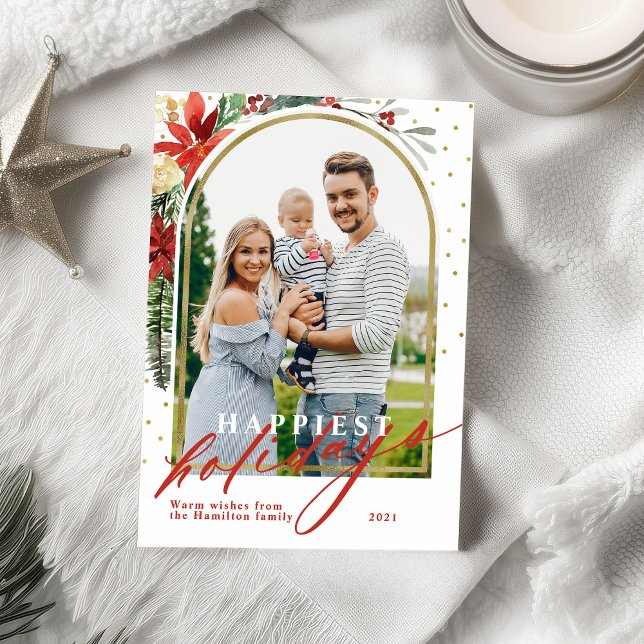 Festiva Tarjeta de Navidades del Arco de Fotos Familiares  (Subido por el creador)