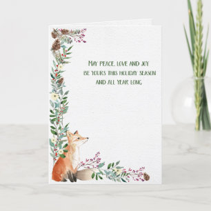 Festiva Tarjeta de Navidades del marco de flotación de vac