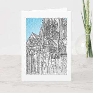 Festiva Tarjeta de Navidades del ministro de York