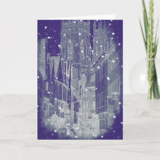 Festiva Tarjeta de Navidades del ministro de York