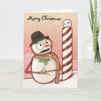 Festiva Tarjeta de Navidades del Polo Norte
