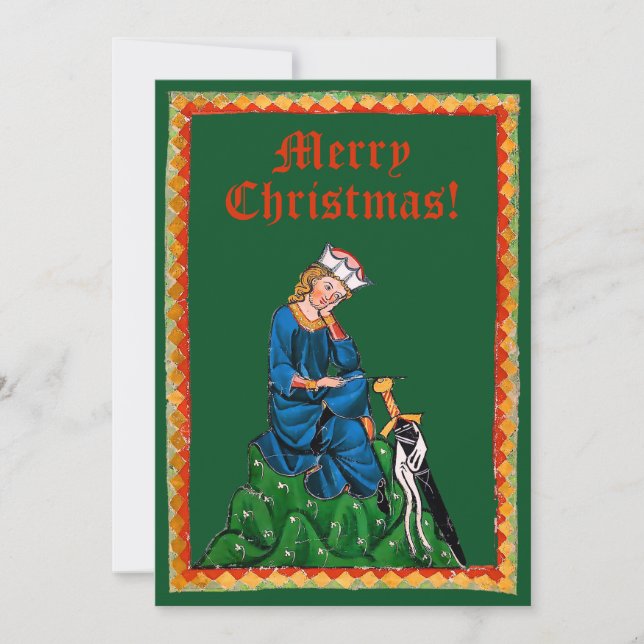 Festiva Tarjeta de navidades del Príncipe (Anverso)