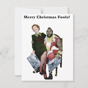 Festiva Tarjeta de Navidades del Sr. T y Nancy Reagan