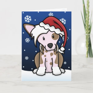 Festiva Tarjeta de Navidades detenidos kawaii chinos