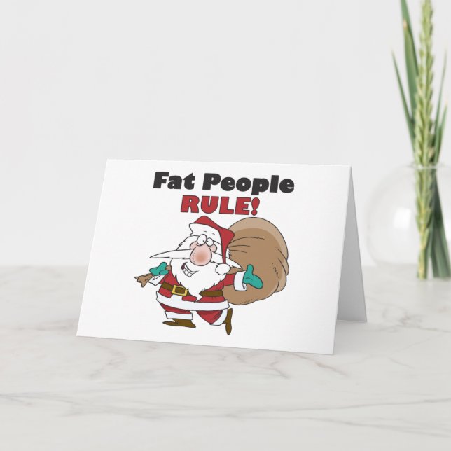 Festiva Tarjeta de Navidades divertidos (Anverso)