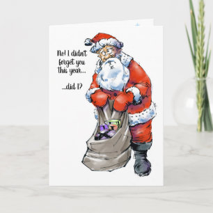 Festiva Tarjeta de Navidades divertidos