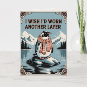 Festiva Tarjeta de Navidades divertidos EDITABLE Vintage