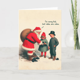Festiva Tarjeta de Navidades divertidos - Niños de la list
