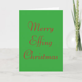 Festiva Tarjeta de Navidades divertidos y groseros