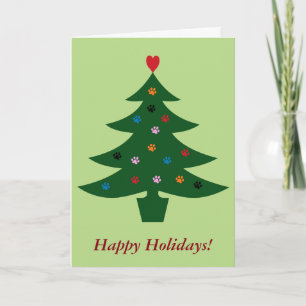 Festiva Tarjeta de Navidades Dog Lover