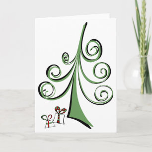 Festiva Tarjeta de Navidades Doodle