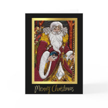 Tarjeta de Navidades empresariales con Santa