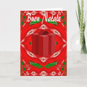 Festiva Tarjeta De navidades En Italiano