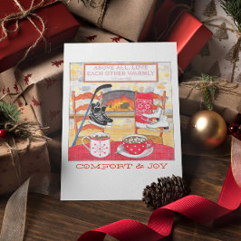 Festiva Tarjeta de Navidades encantadores