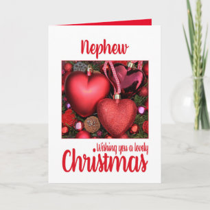 Festiva Tarjeta de Navidades encantadores del sobrino