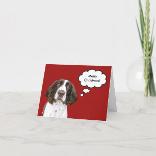Festiva Tarjeta de Navidades española Springer
