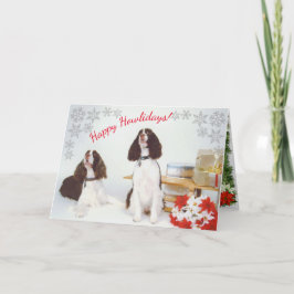 Festiva Tarjeta de Navidades española Springer