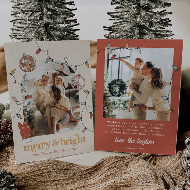 Festiva Tarjeta de Navidades familiares de fotografía de N (Subido por el creador)