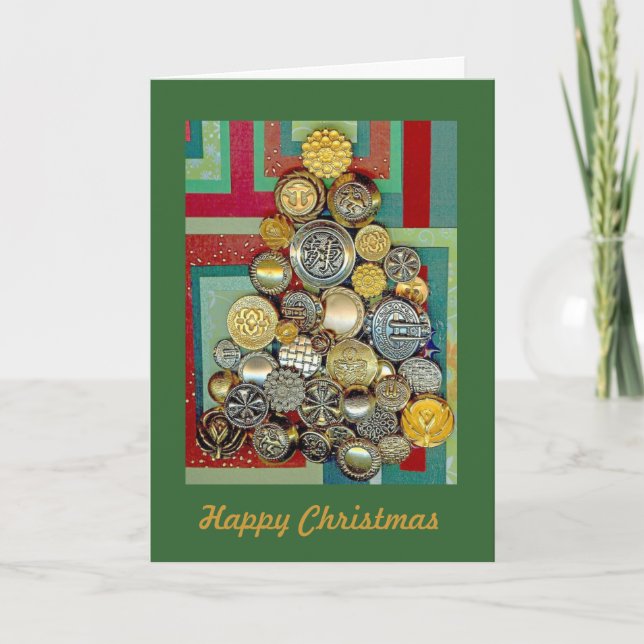 Festiva Tarjeta de Navidades felices (Anverso)