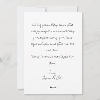 Festiva Tarjeta de Navidades festivos de Santa y amigos