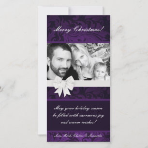 Festiva Tarjeta de Navidades FOTOGRÁFICO 4x8 con aroma púr