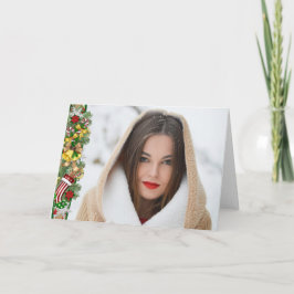 Festiva Tarjeta de Navidades fotográficos