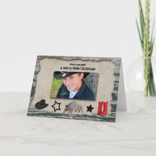 Festiva Tarjeta de Navidades fotográficos de Navidades de 