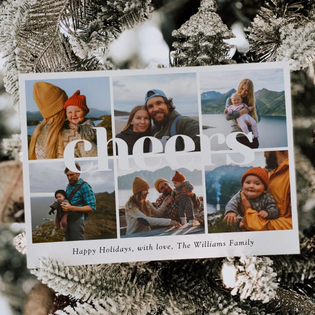 Festiva Tarjeta de Navidades fotográficos de vítores (Subido por el creador)