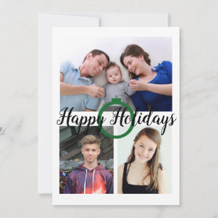 Festiva Tarjeta de Navidades fotográficos HAMbyWG