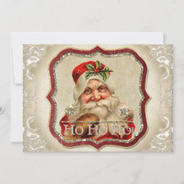 Festiva Tarjeta de Navidades fotográficos Vintage St. Nich