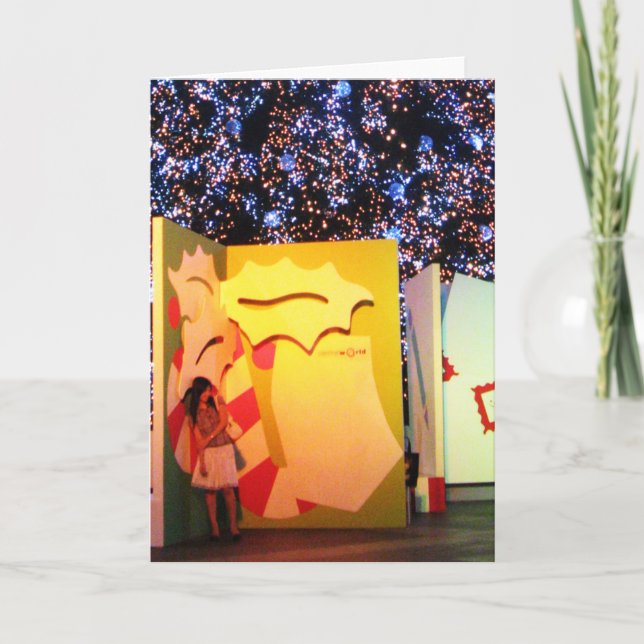 Festiva Tarjeta de Navidades gigantes en Bangkok, Tailandi (Anverso)