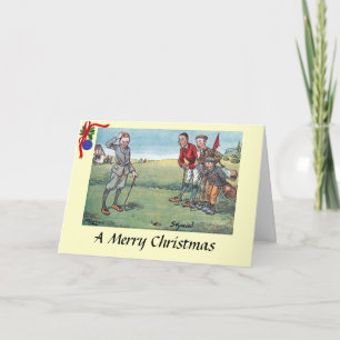 Festiva Tarjeta de navidades - Golf - Estilo