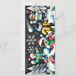 Festiva Tarjeta de Navidades Guay Chalkboard de Robloxo pa