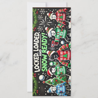Festiva Tarjeta de Navidades Guay Chalkboard de Robloxo pa