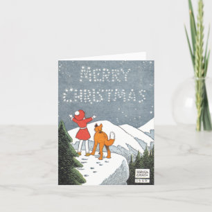 Festiva Tarjeta de Navidades Harold Gray/Annie Classic