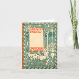 Festiva Tarjeta de Navidades Harper's Bazar