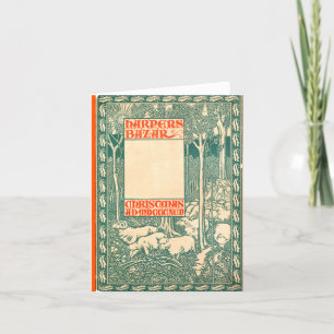 Festiva Tarjeta de Navidades Harper's Bazar