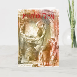 Festiva Tarjeta de Navidades herrero o farrier