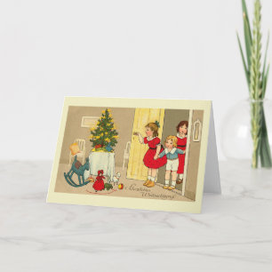 Festiva Tarjeta de Navidades "Herzlichen Weihnachtsgruss"