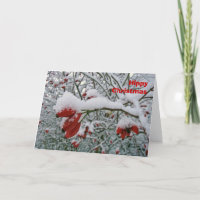 Tarjeta de Navidades hippy