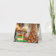 tarjeta de navidades horizontal