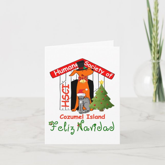 Festiva Tarjeta de Navidades HSCI (Anverso)