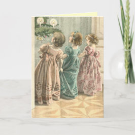 Festiva Tarjeta de Navidades infantiles de Victoria